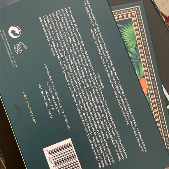 Ace Beaute Nostalgia Eyeshadow Palette Matte Metal - Picture 7 of 13